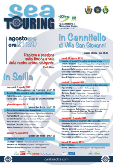 Parte la rassegna culturale SeaTouring #CalabriaOltreScillaeCariddi: Scilla e Villa location degli eventi
