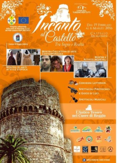REGGIO. Al castello Aragonese la rassegna culturale “Tra sogno e realtà”: abiti d’epoca, spettacoli musicali, arte contemporanea