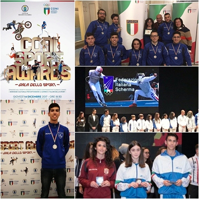Tre liceali villesi premiati al Coni Sport Awards Galà dello Sport