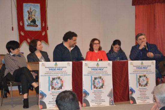 San Roberto, presentato il lavoro musicale “Paisi Meu”