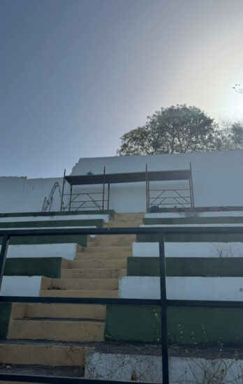 Villa, iniziati i lavori di manutenzione allo stadio comunale “Santoro”