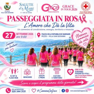 Prevenzione e solidarietà, a Villa San Giovanni la “Passeggiata in Rosa”