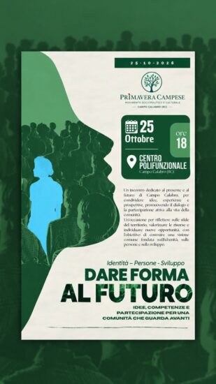 Comunali 2027, Primavera Campese lancia la sfida delle idee